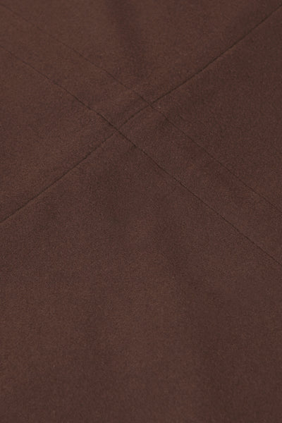 CASHMERE POCKET JACKET BROWN