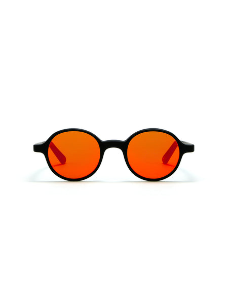 REUNION BLACK MATT 22 FLAT RED MIRROR