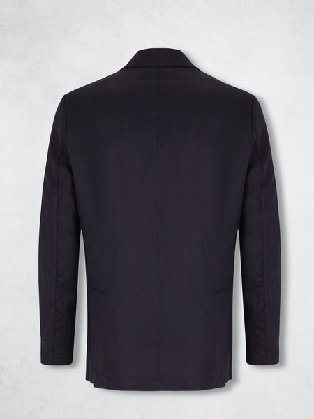 TRAVEL LINEN BLAZER NAVY
