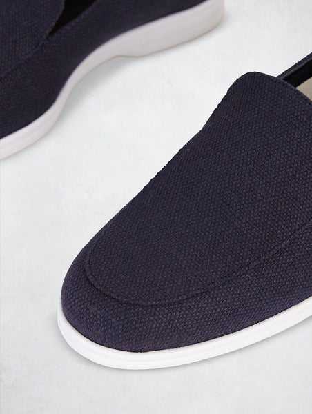 LINEN NO SHOES NAVY