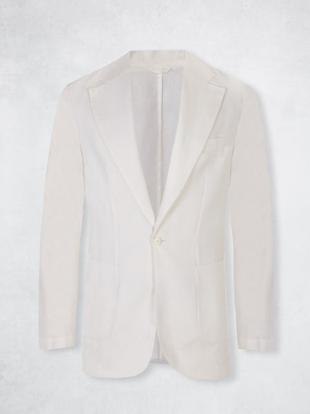 TRAVEL LINEN BLAZER CRU