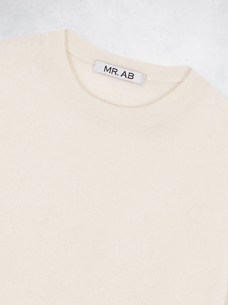 CASHMERE SWEATER WHITE