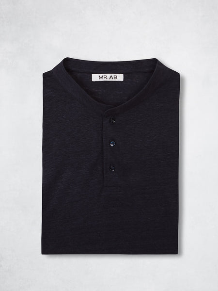 LINEN HENLEY TEE