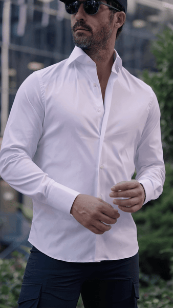 ELASTIC SHIRT WHITE
