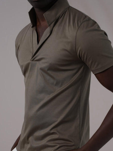 POLO MAO SILK KHAKI