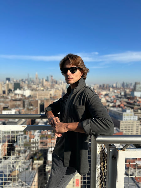 WOOL OVERSHIRT KHAKI