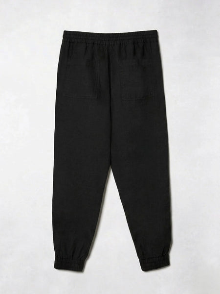 JOGGER LINEN BLACK