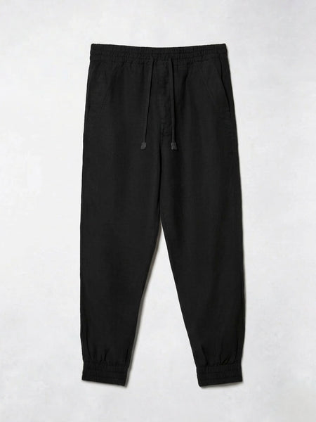 JOGGER LINEN BLACK