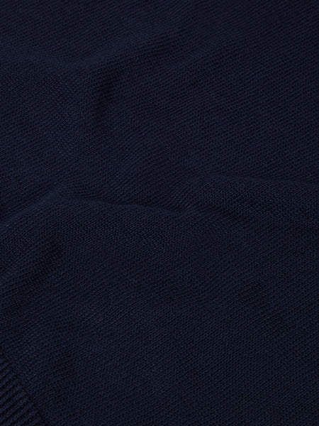 POLO V NECK NAVY