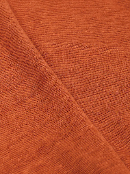 LINEN POLO ORANGE