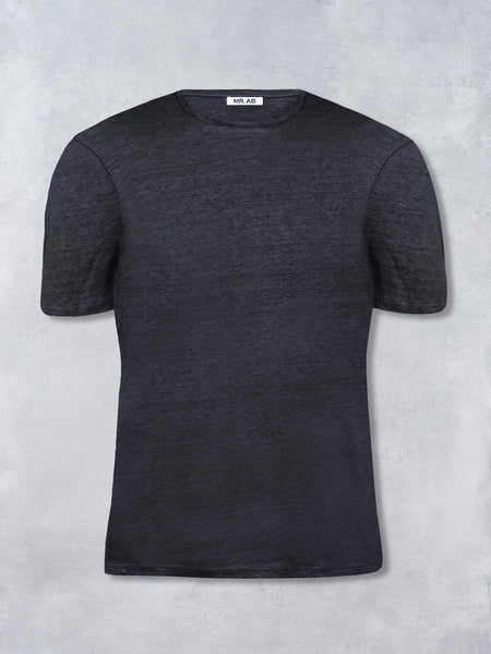 LINEN TEE BLACK