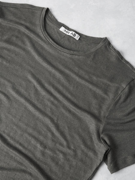 LINEN TEE KHAKI