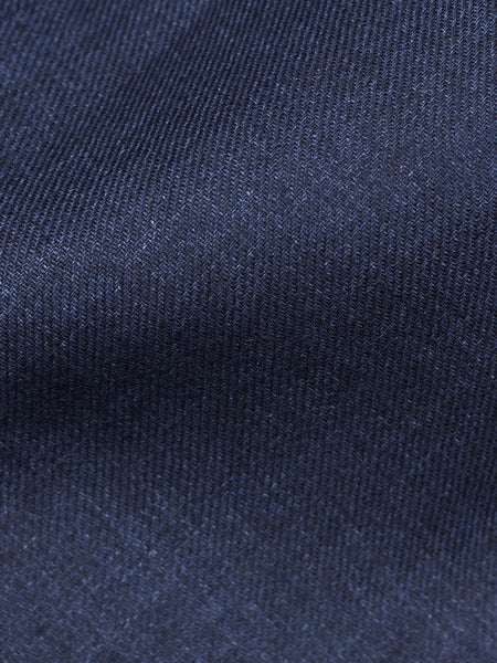 LINEN POCKET SHIRT NAVY