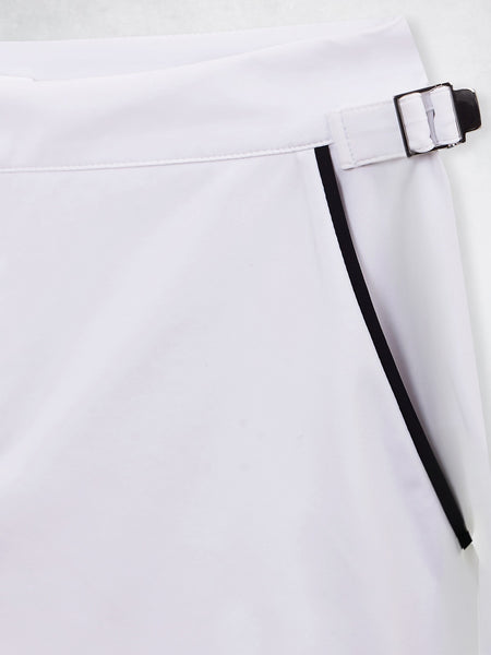 PIPING SWIMSUIT WHITE