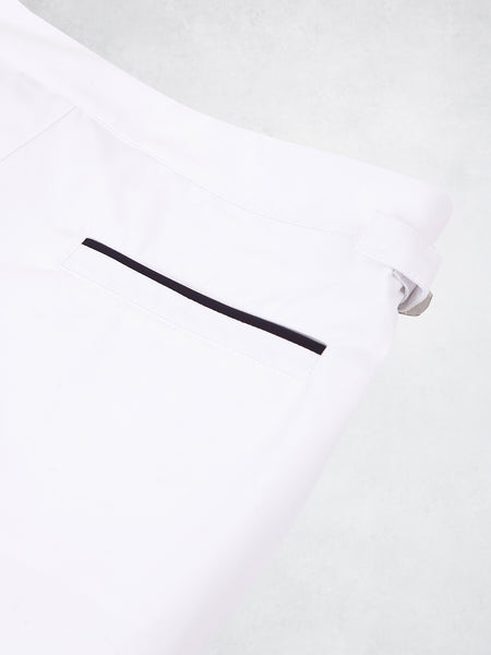 PIPING SWIMSUIT WHITE