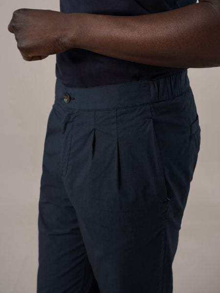 POPLIN PANT NAVY