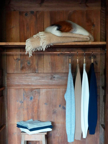 PLAID MOHAIRE - WOOL