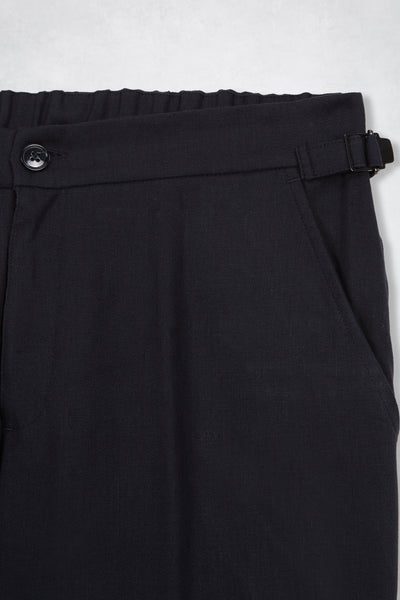 TRAVEL LINEN PANT NAVY