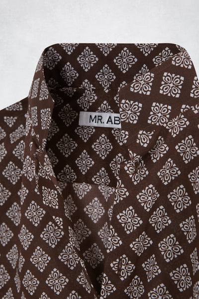 ULTRALIGHT MAO SHIRT BROWN
