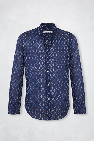 ULTRALIGHT MAO SHIRT NAVY