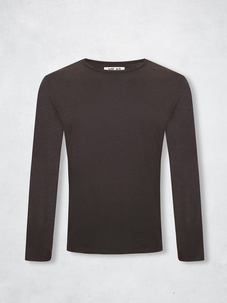 VINTAGE TEE LS DARK GREY