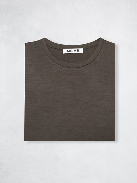 WOOL TEE KHAKI