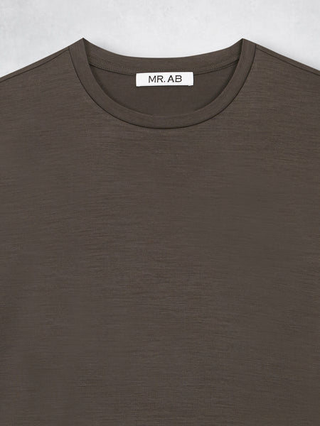 WOOL TEE KHAKI