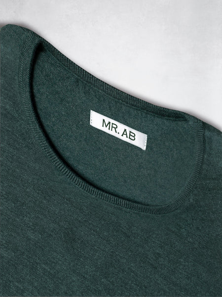 CREW NECK GREEN