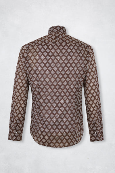 ULTRALIGHT MAO SHIRT BROWN