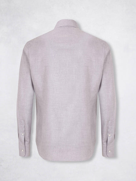 FLANNEL POCKET SHIRT LIGHT GREY