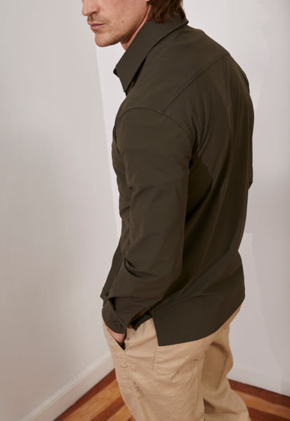 TRAVEL OVERSHIRT KHAKI