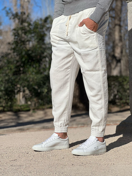 JOGGER LINEN CRUDO