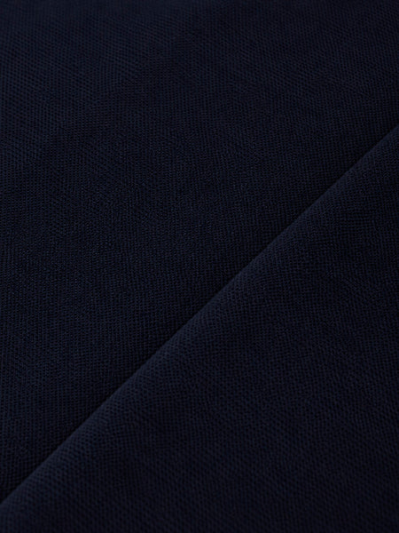 PIQUE CASHMERE SHIRT NAVY