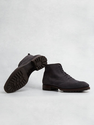 OXFORD SUEDE BOOTS GREY