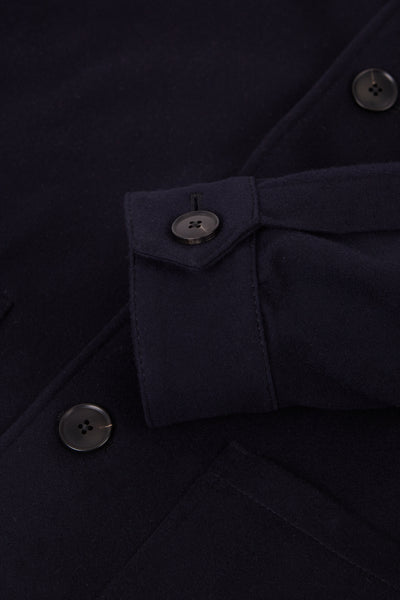 CASHMERE POCKET JACKET NAVY