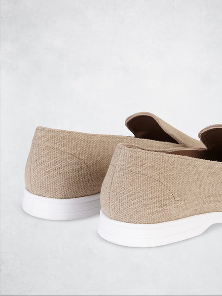 LINEN NO SHOES SAND