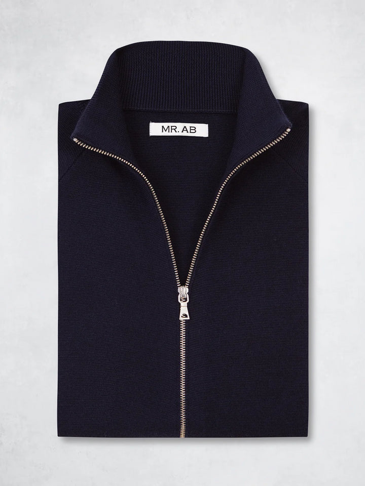 ZIPPER POCKET JACKET NAVY