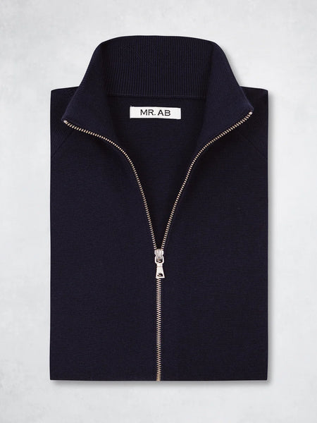 ZIPPER POCKET JACKET NAVY