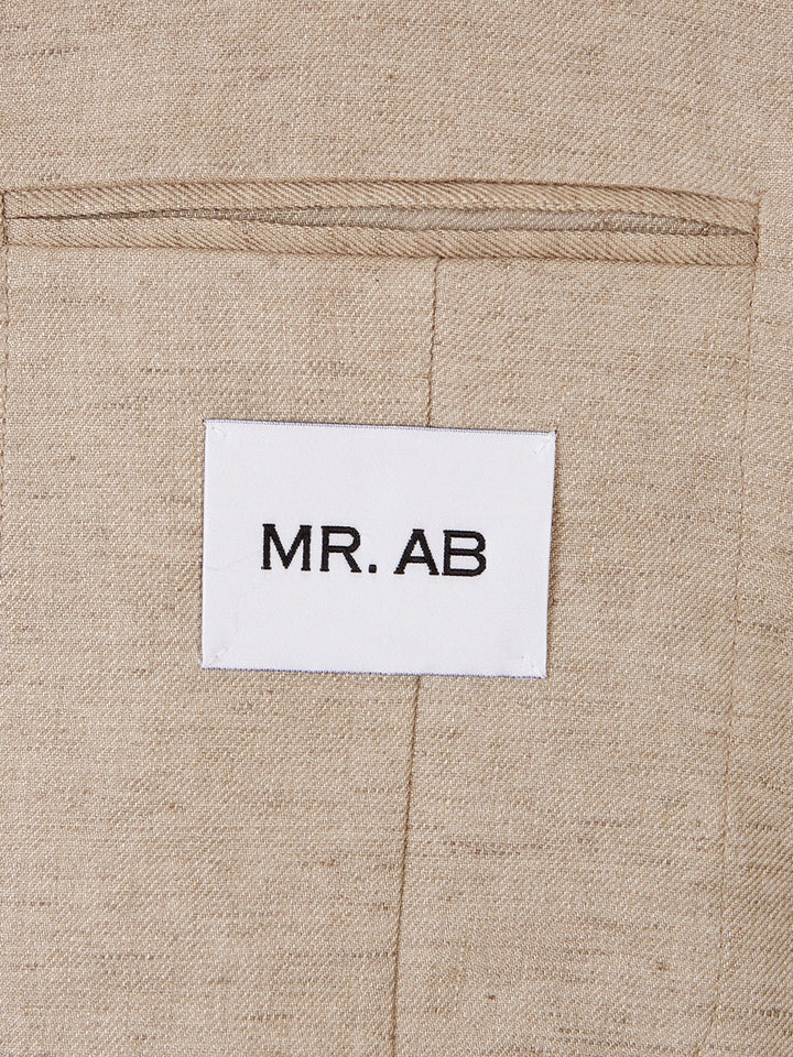 TRAVEL LINEN BLAZER SAND