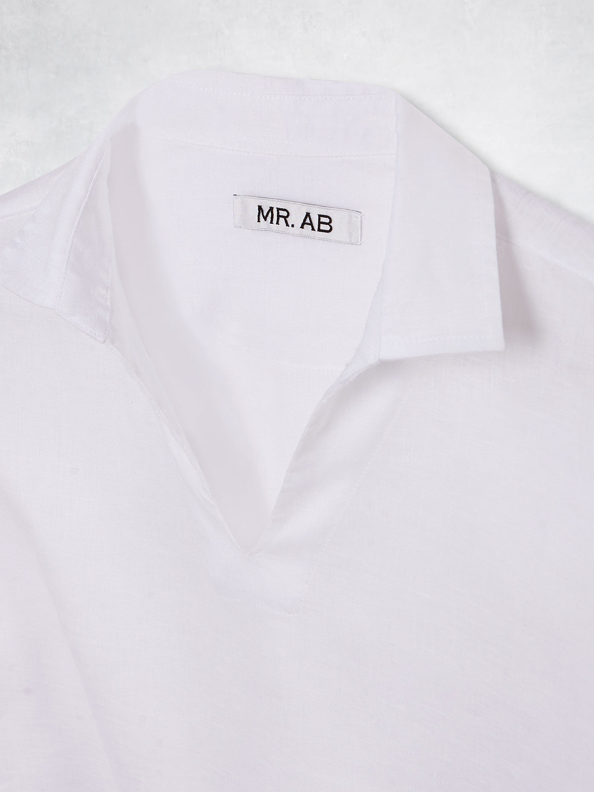 LINEN POLO SHIRT