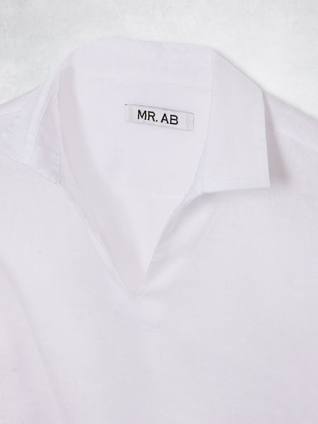 LINEN POLO SHIRT