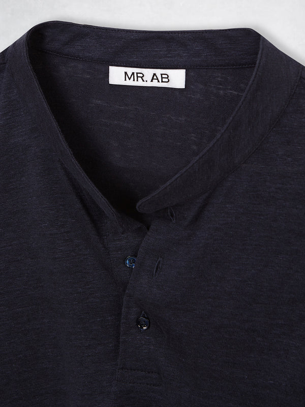 LINEN HENLEY TEE