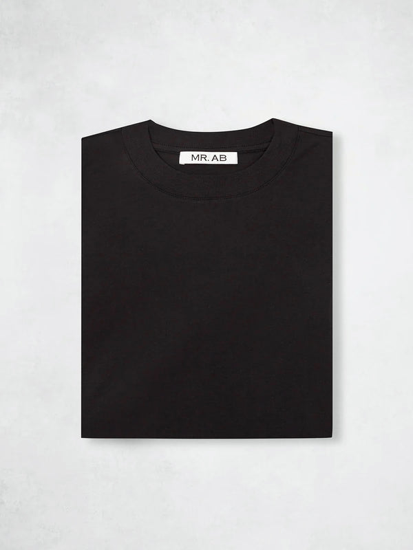 HIGH NECK TEE BLACK