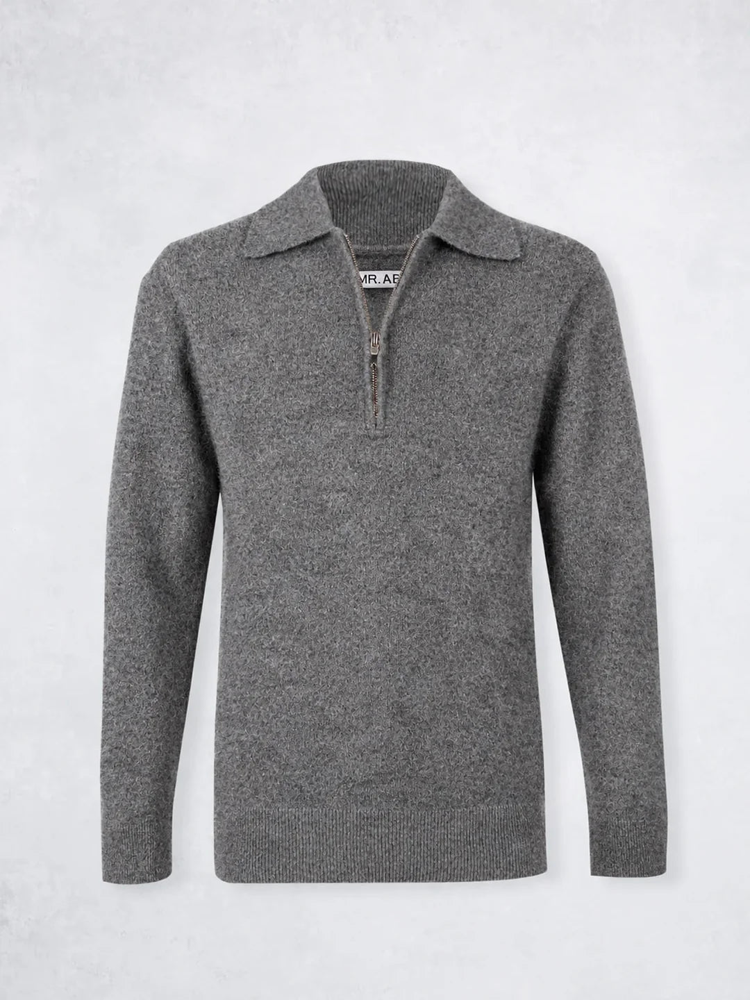 ZIPPER BOUCLÉ MED GREY