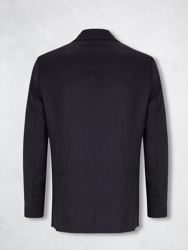 TRAVEL LINEN BLAZER NAVY