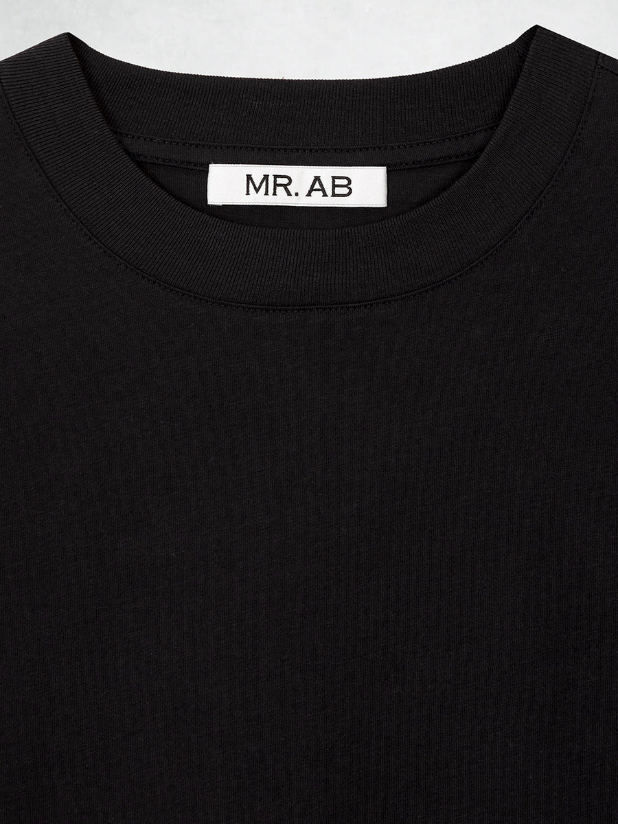 HIGH NECK TEE BLACK