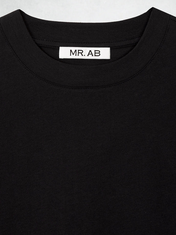 HIGH NECK TEE BLACK