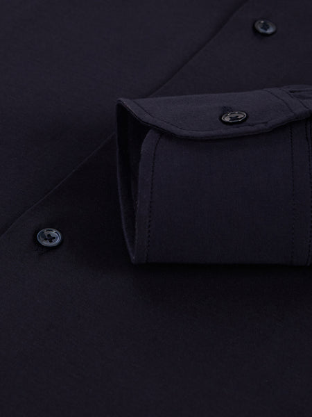 SILK POCKET SHIRT NAVY