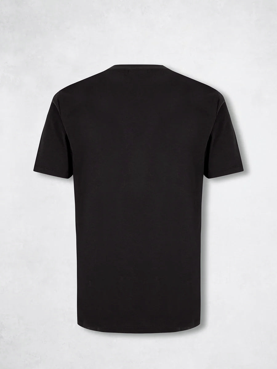 HIGH NECK TEE BLACK