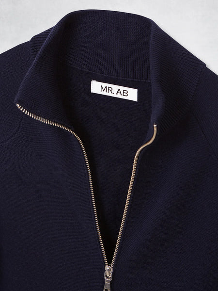 ZIPPER POCKET JACKET NAVY